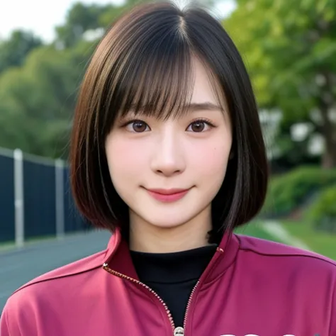 (kawaii 24 year-old Japanese girl, Nogizaka idol, Korean idol, track and field player), healthy female athlete body, (glossy bla...