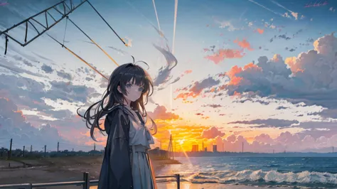 (masterpiece, highest quality:1.2), highest quality, masterpiece, high resolution, anime style, skyscape, ultra detailed, skysca...