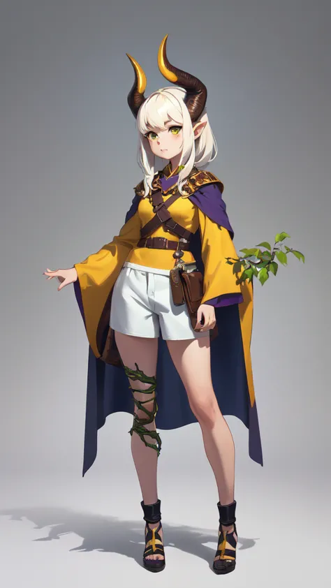 ((masterpiece,Best quality,8 k,A high resolution)),((character concept art)), 1 woman, young adult woman, Yellow medieval summer...