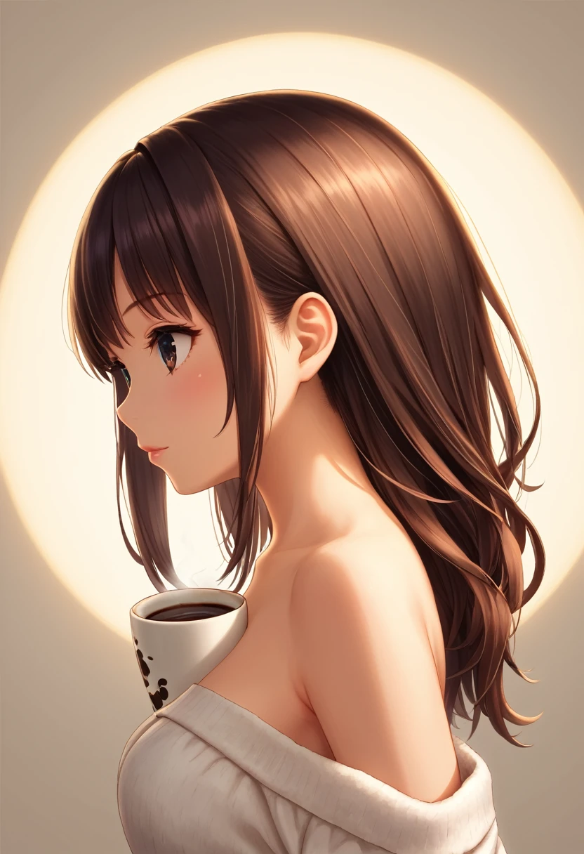 detailed illustration, (front view), (side view),dynamic angle, ultra-detailed, illustration, clean line art, shading, anime, detailed eyes, detailed face, beautiful face, dramatic lighting, detailed illustration, dynamic angle, ultra-detailed, illustration, masterpiece, masterwork, beautiful,

A white coffee mug with thick black coffee in it