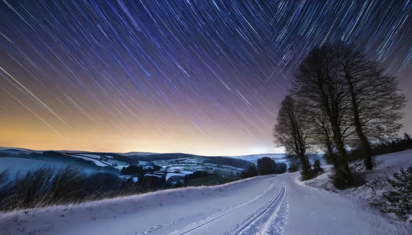 céu estrelado da Via Láctea