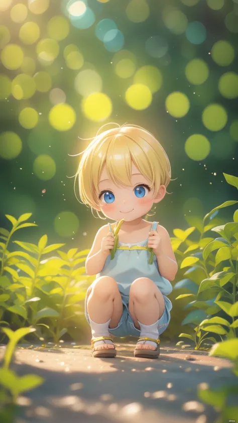 cute cute blonde happy little boy