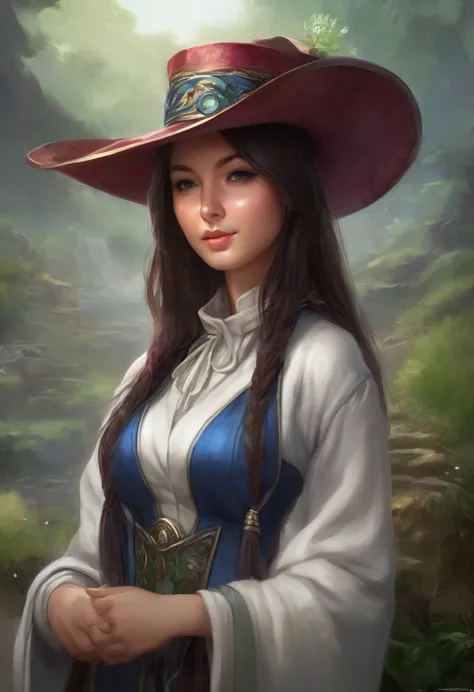 1girl, mage,hat, extremely detailed,looking at viewer(masterpiece, best quality:1.2)