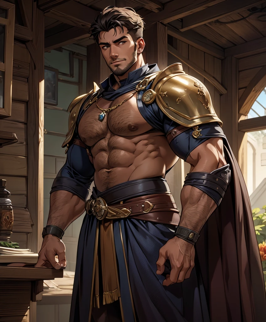 (((Single character image.))) (((1boy))) (((Dressed in medieval fantasy attire.)))  (((Generate a darkly handsome male character for a fantasy setting.))) (((Appears to be 20 years old with youthful looks.))) (((Looks like the ideal vision of a sexy, handsome rugged male.))) score_9, score_8_up, score_8, colored, 1boy, fantasy warrior, armor, best quality:1.0,hyperealistic:1.0,photorealistic:1.0,madly detailed CG unity 8k wallpaper:1.0,masterpiece:1.3,madly detailed photo:1.2, hyper-realistic lifelike texture:1.4, picture-perfect:1.0,8k, HQ,best quality:1.0, 