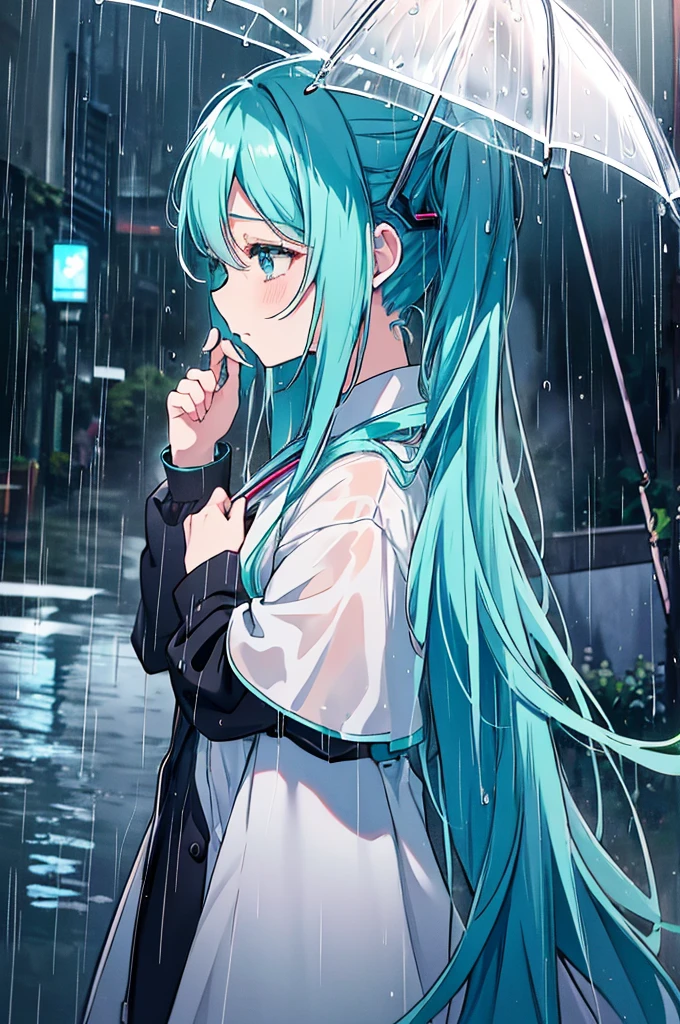 sob a chuva　Cante como se estivesse gritando　Hatsune Miku: Canções de tristeza e despedida　Perseguindo os sonhos gravados em meu coração　O som da chuva te faz continuar　Tears na chuva　Cante como se estivesse gritando　Hatsune Miku Song of Love and Hope　Quero alcançar os corações das pessoas que estão animadas　This thought na chuva　Fica forte

In the rain　Cante como se estivesse gritando　Hatsune Miku: Canção de solidão e coragem　Me mova para frente, Segure a chave para abrir a porta do amanhã, na chuva　Believe in yourself even na chuva　Cante como se estivesse gritando　Hatsune Miku Sadness and Sorrow　Com uma música florescendo em meu coração　Small flower na chuva　Growing na chuva　Cante como se estivesse gritando　Hatsune Miku: Estrada para o futuro　Sonhar com alguém　Gentle feelings na chuva　Fica forte