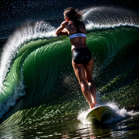 (ZoomedOut:1.28, Wide-shot) (Epic photo of surfer magazine:1.37).(Full of Water, Everything Wetted:1.6) WetHair (extremely detai...