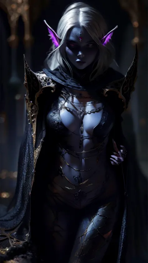 lolth spider goddess worship, pale skin, face of a goddess, perfect body, dark elves, baldur's gate, demoness, witches, nsfw, le...