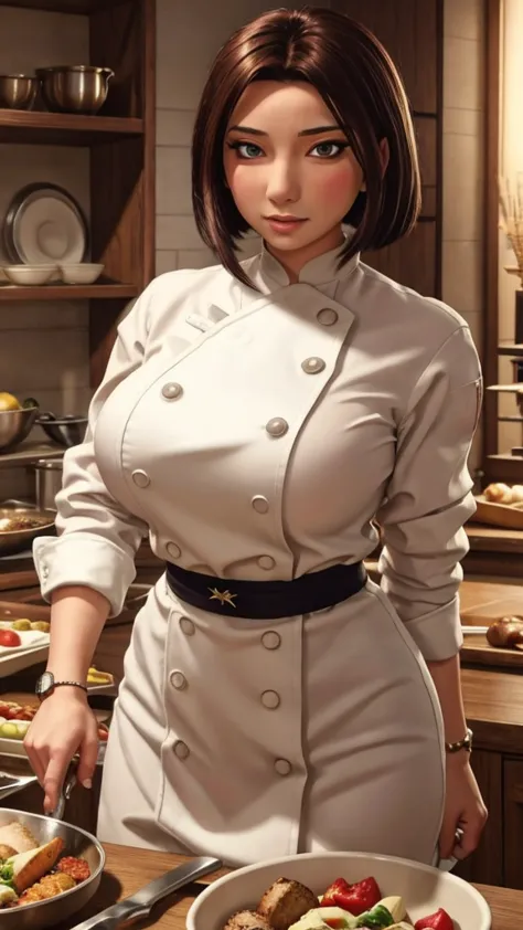 Colette. Chef. Busty. Super hot