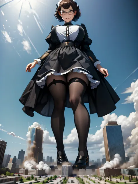 multiple girls, giantess art, highly detailed giantess shots, giantess, most detailed, perfect face, Two legs, Five fingers, sho...