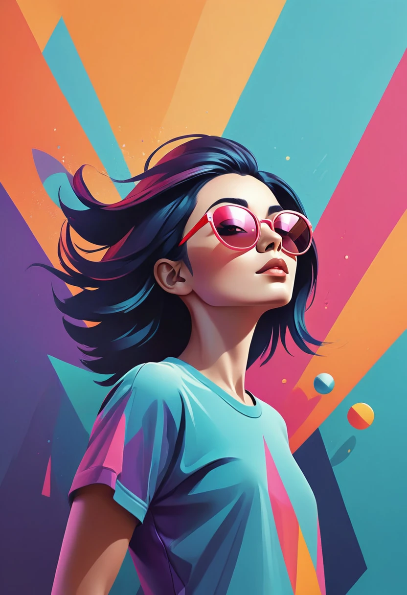 beste Qualität,4k,8k,highres,Meisterwerk:1.2,ultra-detailliert,realistisch,photorealistisch:1.37,T-Shirt Design,digital art by Malika Favre,elegante Robbe mit Sonnenbrille,Gewinner des Shutterstock-Wettbewerbs,Logo-Kunst,Kunstwerk,eckig,lebendige Farben,bokeh,Illustrationsstil,modern,Auffällige Pose,Auffallende Komposition,schlanke Linien,Kontrastbeleuchtung,coole Farbpalette,genaue Angaben,kreatives Design,stark stilisiert,aufmerksamkeitsstarkes Konzept,künstlerische Vision,Einzigartiges Muster,abstrakte Elemente,geometrische Formen,spielerische Interpretation,Anspruchsvolle Ästhetik,klare Linien,dynamische Bewegung,ausdrucksstarke Striche,fließende Formen,strukturierter Hintergrund,auffällige Typografie,künstlerisches Flair