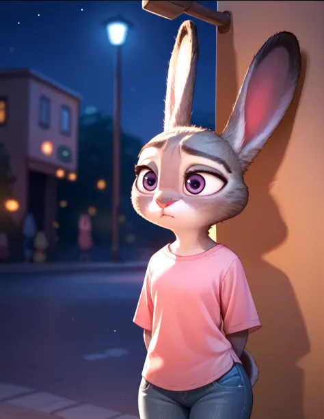 check_9, check_8_up, check_7_up, check_6_up, source_fluffy, judy hopps is confused, dark, night, backlight, one, pink shirt, jea...