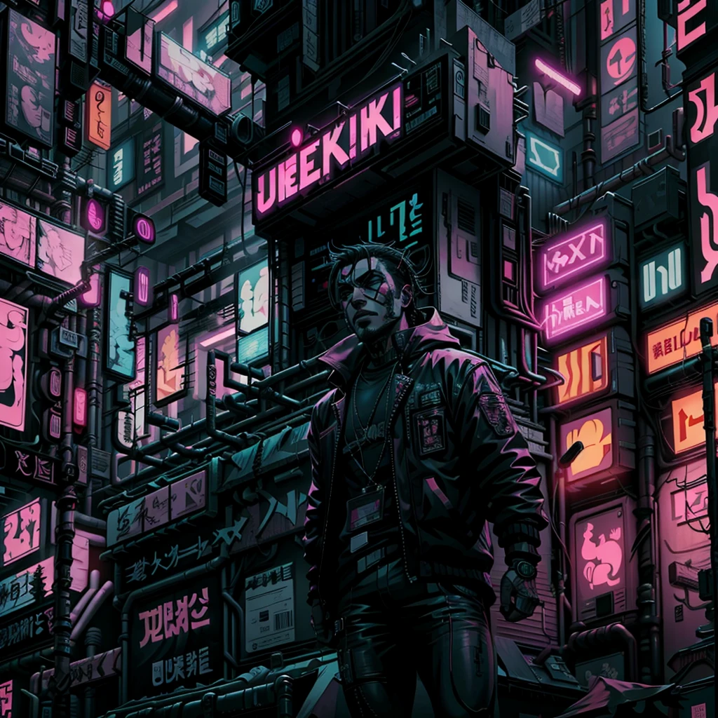 cyberpunk, cool, icône