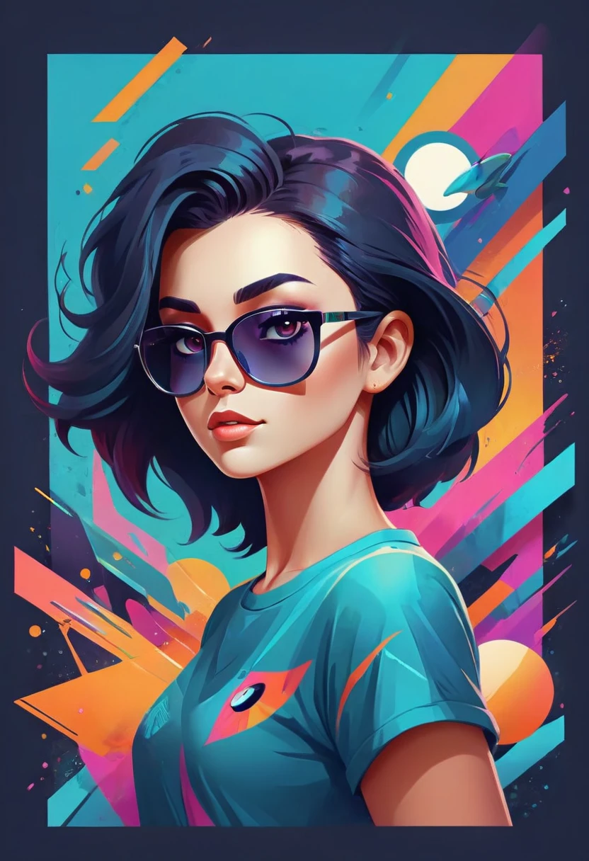 best quality,4k,8k,highres,masterpiece:1.2,ultra-detailed,realistic,photorealistic:1.37,t-shirt design,digital art by Malika Favre,elegant seal with sunglasses,shutterstock contest winner,logo art,artwork,angular,vivid colors,bokeh,illustration-style,modern,eye-catching pose,striking composition,sleek lines,contrast lighting,cool color palette,precise details,creative design,highly stylized,attention-grabbing concept,artistic vision,unique pattern,abstract elements,geometric shapes,playful interpretation,sophisticated aesthetic,crisp lines,dynamic movement,expressive strokes,fluid shapes,textured background,eye-catching typography,artistic flair