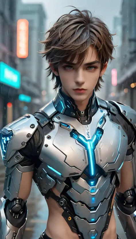 {{master piece}}, best quality, photograph of sexy twink, ((small slightly muscular soft human chest, armor does not cover his s...