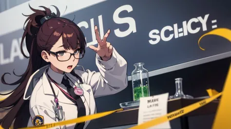 science girl,youtube profile picture, laboratory, mixture, chemisty, study, banner image, good banner image