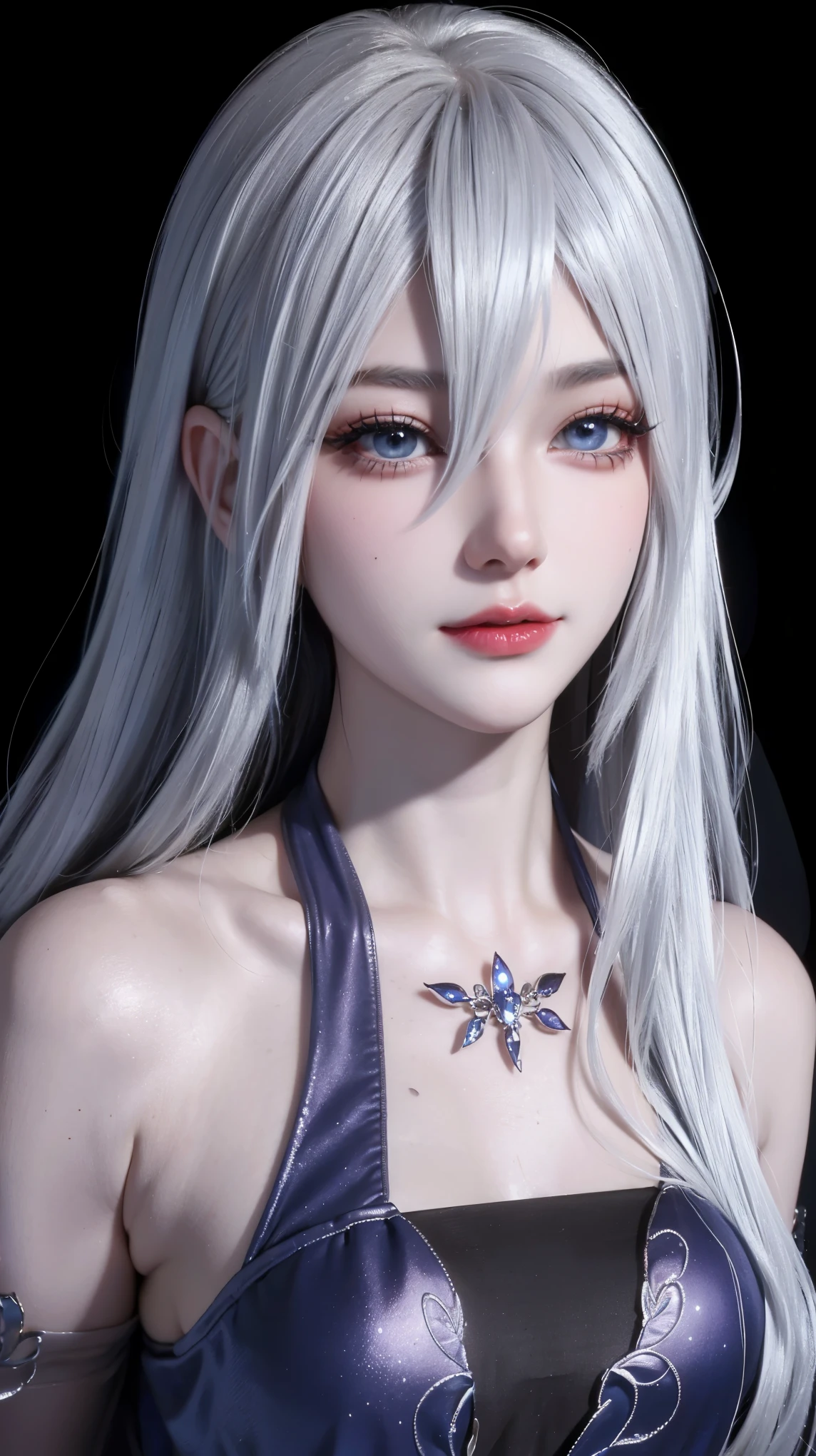 (masterpiece, best quality, Extremely detailed, Best shadow), (Detailed background,Dark Fantasy), (Beautiful and delicate face), High contrast, (Optimal lighting, Extremely delicate and beautiful), ((light)), rich and colorful, Ultra Detail, 戏剧性的light, Intricate details, (1 Girl, Solitary,White hair, Pointed face,Purple Eyes, Hair between the eyes,Dynamic Angle), Blood splatter, Black light swirling around the character, Depth of Field,Black light particles,(shattered glass),Magic Circle,