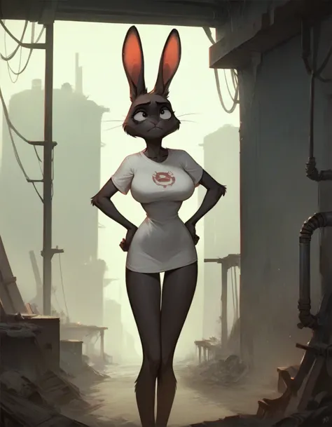 Masterpiece, best quality, Masterpiece, best quality, 1 woman , Black rabbit , ferry , conjunctivitis , sly face , indifferent f...