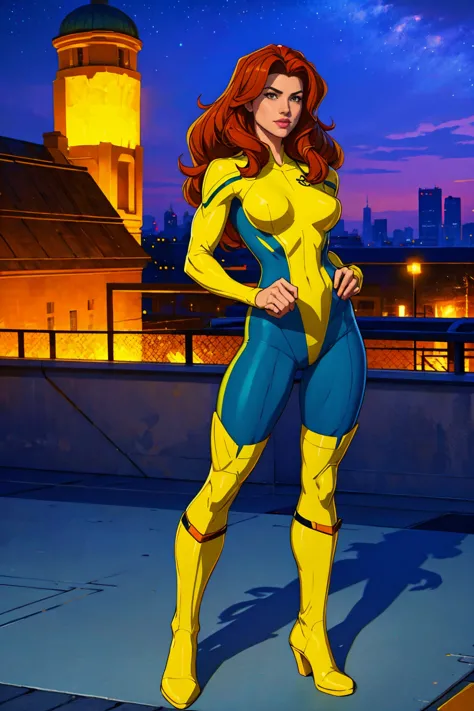 ((full body shot, standing, feet on the ground)) rogue, x-men, (best quality, 4k, 8k, high resolution, cyclist body, masterpiece...