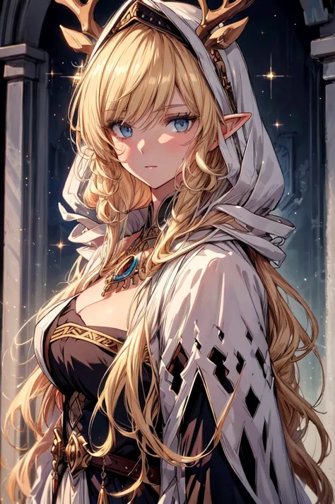 (best quality at best, 4k, 8k, a high resolution, tmasterpiece:1.2),elf, ultra - detailed, noble maiden, exquisite facial featur...