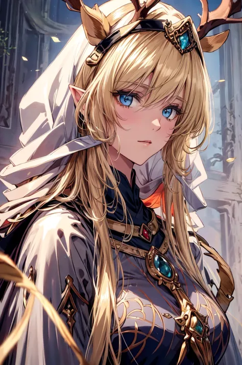 (best quality at best, 4k, 8k, a high resolution, tmasterpiece:1.2),elf, ultra - detailed, noble maiden, exquisite facial featur...