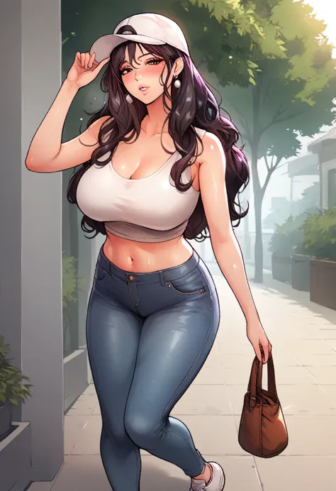 score_9, score_8_up, score_7_up, score_6_up, score_5_up, score_4_up, yu hee, brown eyes, black hair, long hair, large breasts, m...