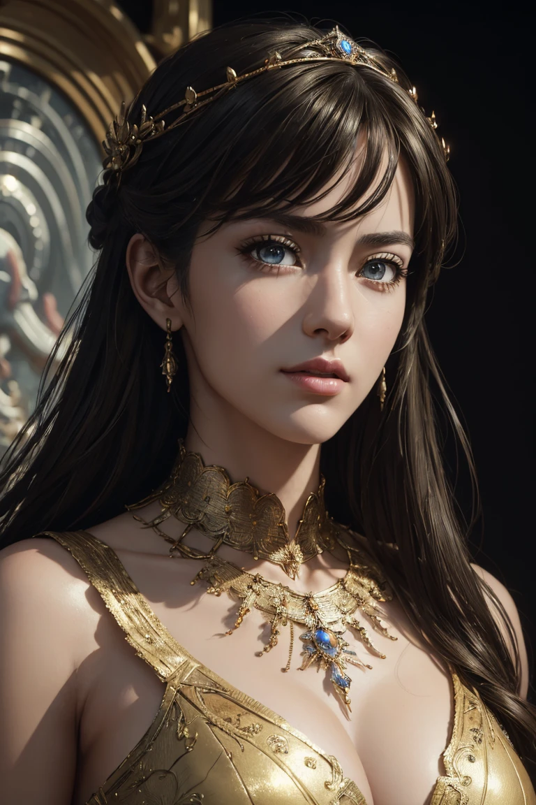 (masterpiece, digital art:1.3), ((highest quality)),(ultra high resolution),(Super detailed),(detailed description),((best CG)),(best work of art), One intricate, elegant, highly detailed, digital painting, artstation, concept art, sharp focus, illustration, by justin gerard and Artgerm, 8K, 35mm film grain, octane render, cinema 4d, cinematic lighting, portrait!!, cgsociety, hdr, trending on deviantart