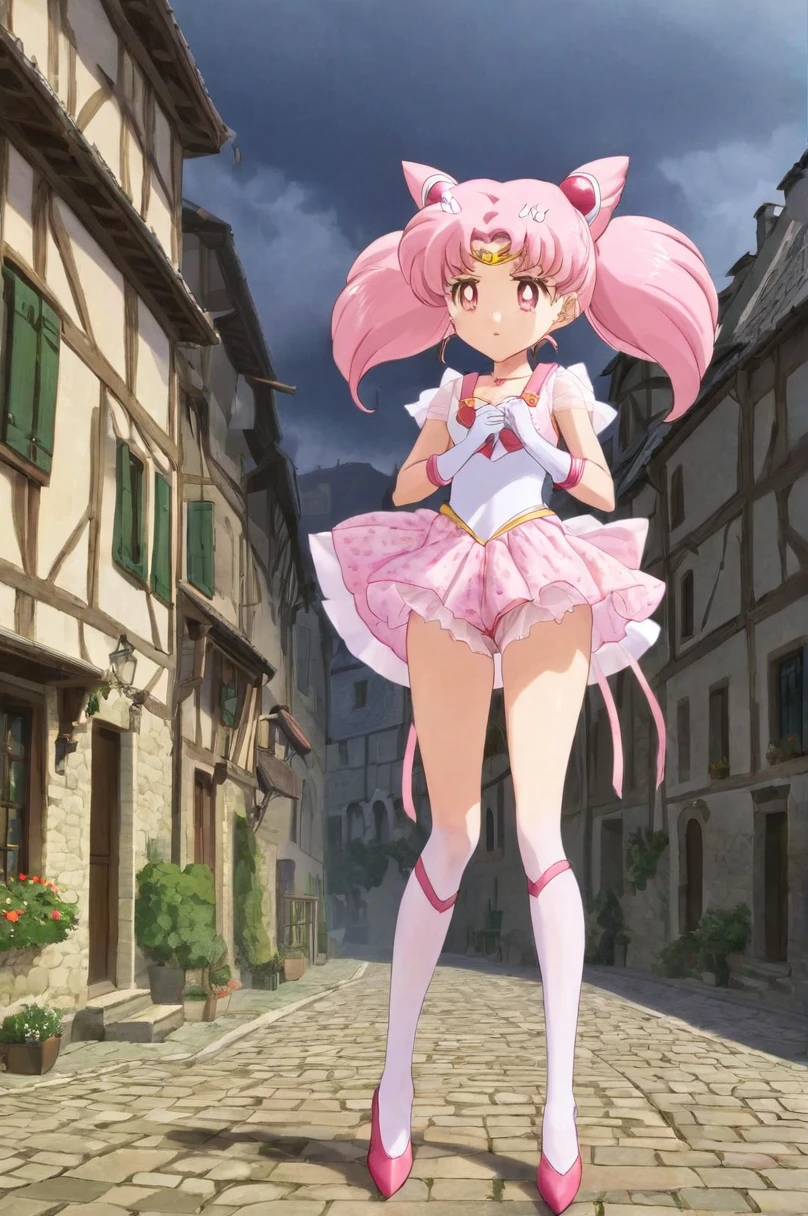 ♡ピンクのワンピース♡blumarine♡ pink 千鳥柄キャミワンピ | ecrea