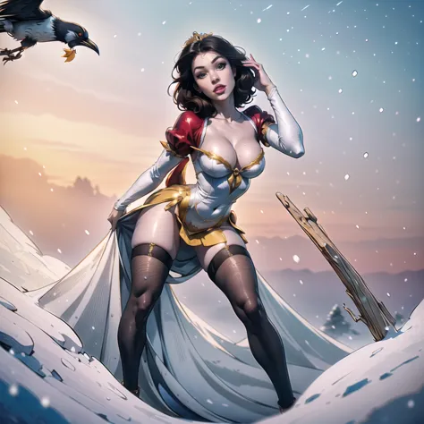 (((((sexy))))), (((((SnowWhite disney character))))), ((ultrahigh resolution, great quality)), (((8k, photo and raw, best qualit...