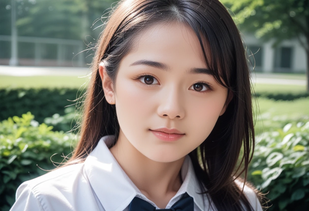 8k, raw photo, best quality, masterpiece, realistic, photo realistic, clear, professional lighting, beautiful face, best quality,ultra high res, realistic japanese beautiful, Super detailed, 1girl, outdoor, panorama