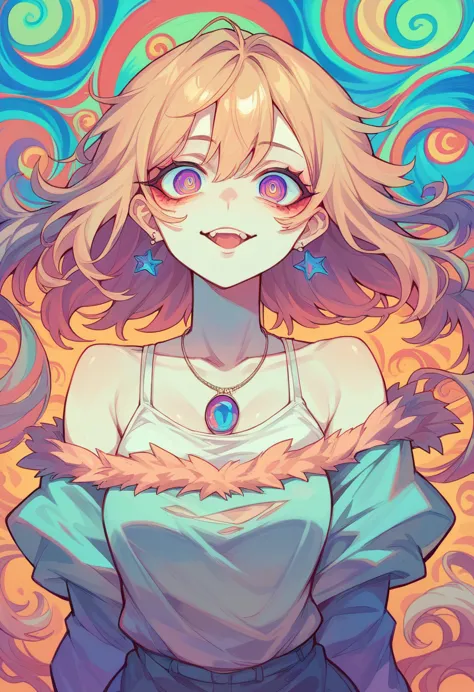 p4a psychedelic 1girl