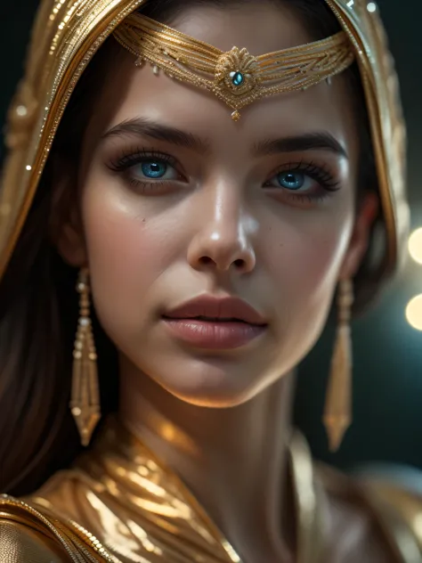 (((ultra realistic))) A close up Photo, masterpiece, top quality, (Ultra detailed face and eyes:1.3),1 divine goddess, 1 african...