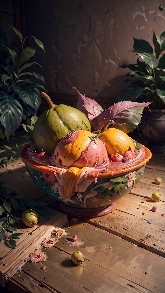 hyper detailed masterpiece MANGO,dynamic,awesome quality,floating liquid plant,ral-passion fruit,photorealistic,cinematic lighting,3d,highly detailed,intricate details,ultra-realistic,ultra-detailed,hyperrealistic,hyper-realistic,octane render,4k,8k,highly detailed description,sharp focus,extremely detailed,professional digital art,concept art,studio lighting,physically-based rendering,volumetric lighting,vibrant colors,natural colors,realistic textures,vivid colors,dramatic lighting
