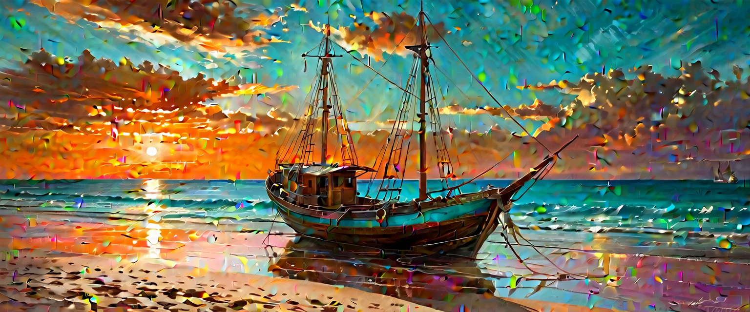 Gagnant du prix de la meilleure photographie de l&#39;année, (la scène est capturée avec une extrême clarté, 
couleur et texture) une côte turquoise de la Basse-Californie, capturant l&#39;essence d&#39;un bateau Panga mexicain serein ancré dans le sable doré d&#39;une plage pittoresque,((Les doux tons rose-orange se mélangent au ciel)), 
qui rappelle l&#39;heure magique où le soleil se cache derrière l&#39;horizon. 
La règle de composition des tiers place le navire à l&#39;intersection de deux diagonales, 
attirant l&#39;attention du spectateur sur la scène tranquille. Le pinceau est texturé et réaliste, 
évoquant le style d&#39;artistes comme Aytek Cetin, rive maximale, Tanmay Sapkal, Andrea Zappia et Daniel Gerhartz.
