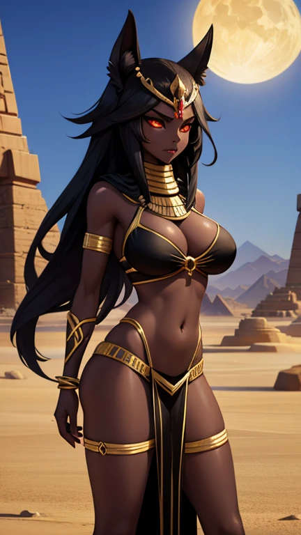 desert  Egypt legendary ebony creature  goddess evil