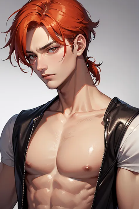 (Absurd, High resolution, Ultra-detailed), 1 male, Adult, good looking, Muscular face, Broad shoulders, Detailed drawn eyes, Ora...