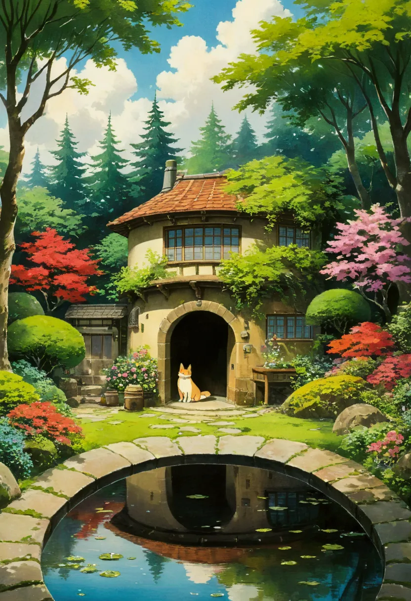 ghibli　garden　well