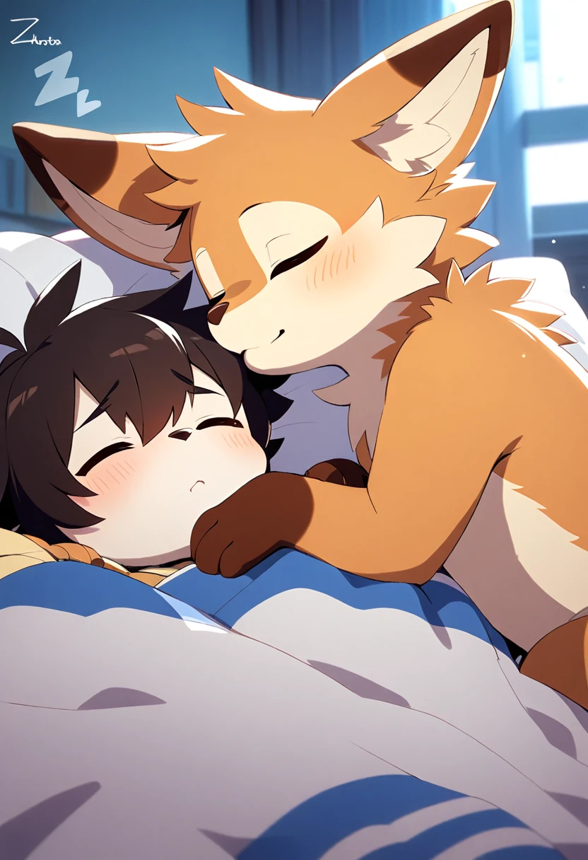 ((((Furry、Shota sucking his sleeping friend&#39;s dick、Intense 、A lot of semen、))))