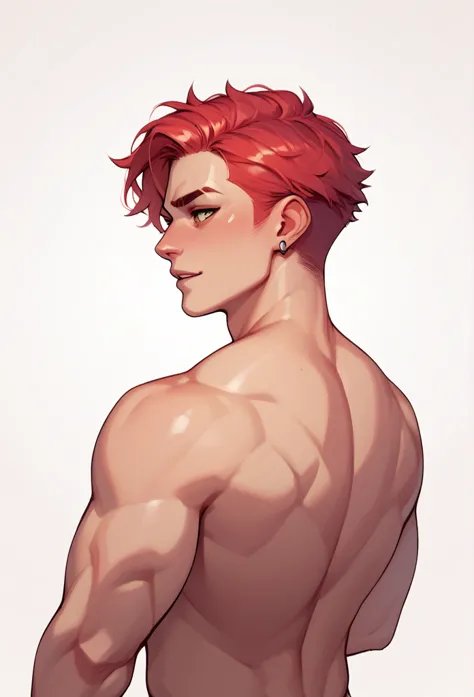 boy, red-haired, hairless