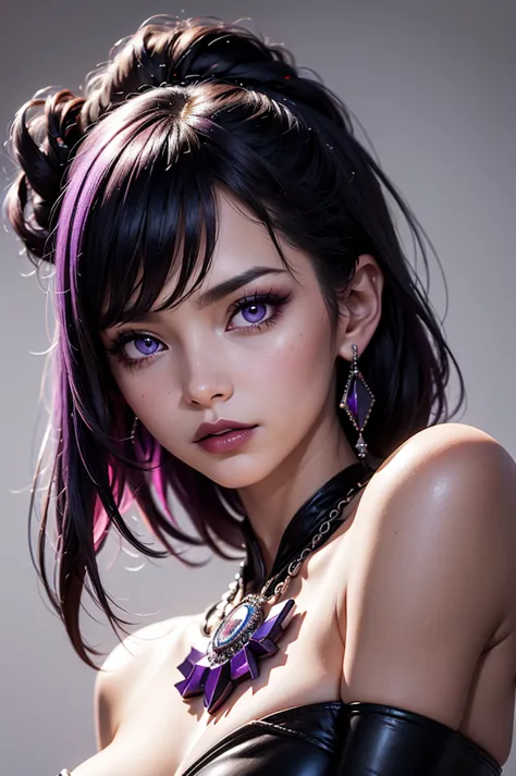 picture, professional full body, (detailed face and eye:1.4), purple eyes,deep rifts, colorful, color photography of woman, (dar...