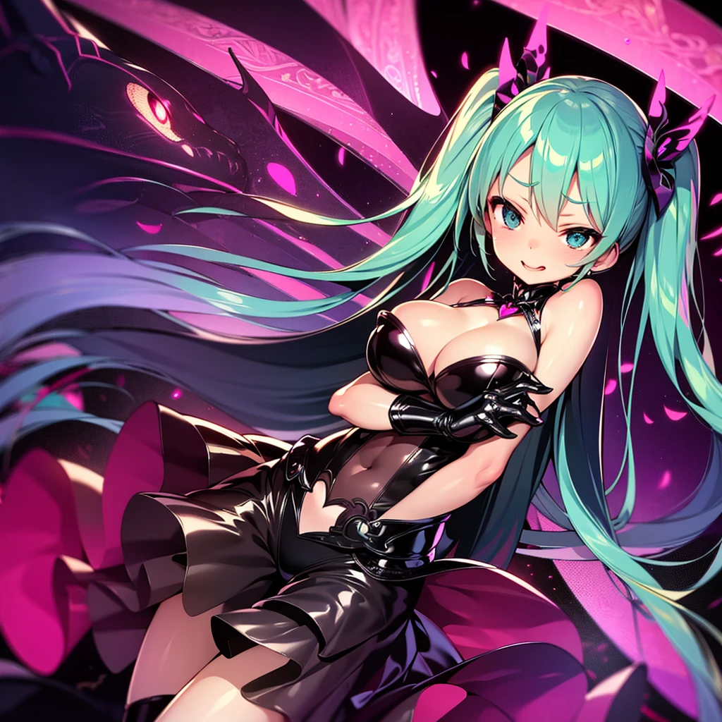 (masterpiece),(Highest quality),(Super detailed),(Best illustrations),(Best Shadow),(Absurd),(Detailed Background),(so beautiful)Hatsune Miku, 16K, 8k, 4K,(Best Shadow), (so beautiful), One person, alone, , , , (detailed beautiful eyes), Big Breasts, , heart-shaped pupils, Oculogyric crisis, curvy, , Perfect figure, , , Arched back, Beautiful nipples, pussy, orgasm, afterglow, erotic smile, , , Open your mouth languidly, , Sexy posture, , , cross-eyed, rolling eyes, , water eyes, tears, , tongue out, , , , saliva trail, , shiny skin, , Thigh fetish, , , torogao, ahegao, BREAK, , Dramatic lighting, , Psychedelic Background, night, pink neon, , Torrent of Light, mysterious, spoken heart,, , ,crotch tattoo