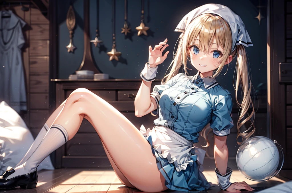 (Tabletop, Highest quality:1.2), Cowboy Shot, alone, One Girl, Kaho Hyuga, smile, View your viewers, Holding Tray, Twin tails, Head scarf, Maid, Frills, Blue Shirt, Waist apron, puffy short sleeve, Blue Skirt, Thighs Thighs Thighs Thighs, White glow,
One Girl, Sex, On the bed, throw, , Mission Grab, Missionaries, Tabletop, Highest quality,Mission Grab,Doggie Grab,kawashiro nitori