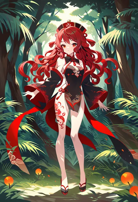 break perfect anatomy、(high resolution:1.2)、incredible illustrations、(cute illustrations:1.2)、() （beautiful background(forest)) ...