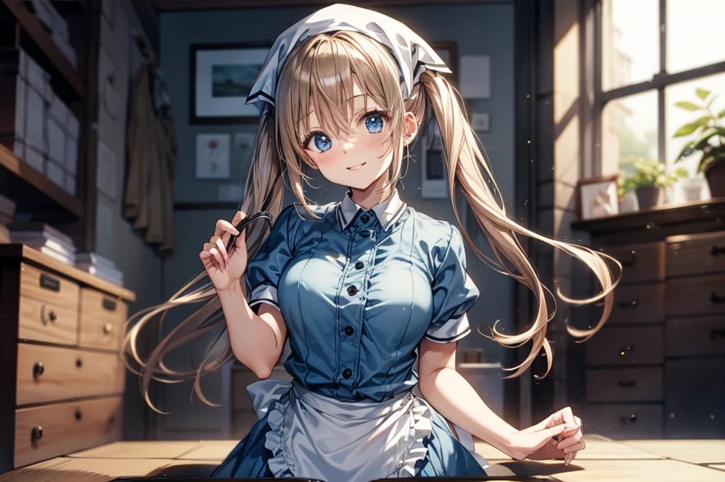 (Tabletop, Highest quality:1.2), Cowboy Shot, alone, One Girl, Kaho Hyuga, smile, View your viewers, Holding Tray, Twin tails, Head scarf, Maid, Frills, Blue Shirt, Waist apron, puffy short sleeve, Blue Skirt, Thighs Thighs Thighs Thighs, White glow,
One Girl, Sex, On the bed, throw, , Mission Grab, Missionaries, Tabletop, Highest quality,Mission Grab,Doggie Grab,((doggystyle)),kawashiro nitori