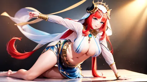 穿着纱丽的女人Strike a pose拍照, Ancient Goddess, Traditional Beauty, if, Beautiful goddess, Gorgeous role-playing, high, Beautiful young...