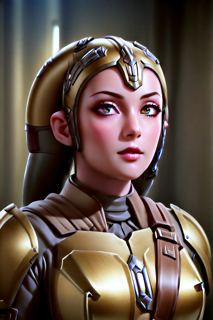 a ((Weiblicher Twi&#39;lek ))Mandalorianer, Schöne, detaillierte Augen, schöne detaillierte Lippen, extrem detailliertes Gesicht, lange Wimpern, Mandalorianer armor, Science-Fiction, filmische Beleuchtung, dramatisch, Epos, komplizierte Details, Hyperrealistisch, 8k, gute Qualität, fotorealistisch
