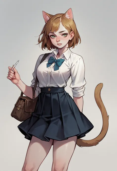 cat in a skirt