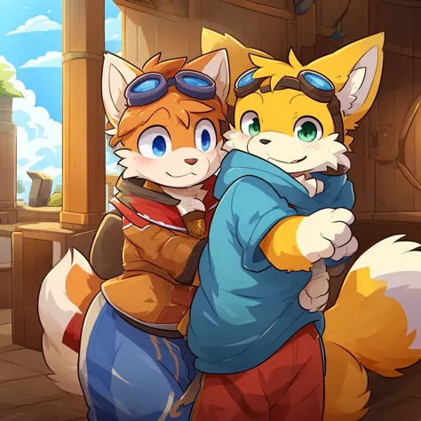 anime fox with goggles on, tails is a fox, character art, anime cat, ferson!!!!, there is nothing, there is nothingmimi, ferson,...