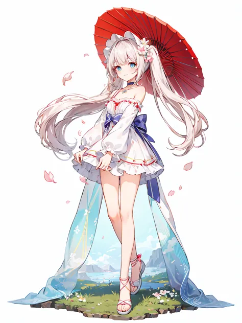 Full body ,dynamic Standing ,(เหมือนจริง:1.37)、Full body ,(ผลงานชิ้นเอก), Chattotori， 1girll， pink sleeve， solo，Cat ears， Long p...