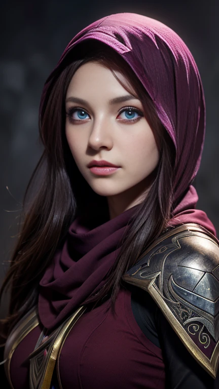 DOTA2, Templar Assassin, scarf covering mouth, break (masterpiece:1.2), highest quality, High resolution, unity 8k wallpaper, (shape:0.8), (beautiful and detailed eyes:1.6), highly detailed face, perfect lighting, Very detailed CG, (perfect hands, perfect anatomy)