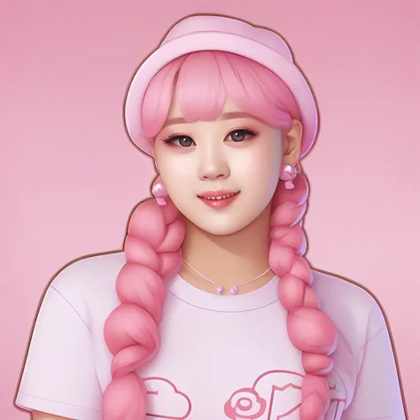 icon for a girl kpop group named pink sugar